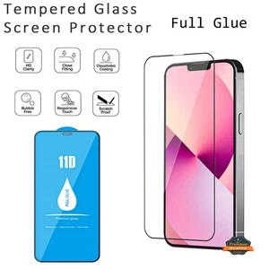 For Apple iPhone 8 /7/6s/6 /SE 2nd Gen Screen Protector Full Glue Tempered Glass - Picture 1 of 9