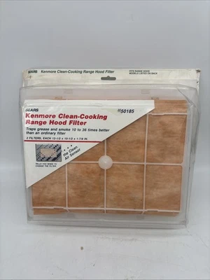 Cartucho de filtro de grasa Sears Kenmore Range Hood (PAQUETE DE 2) 50184 2250184 genuino  Foto 1 de 4