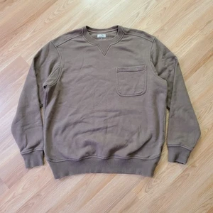 Duluth Sweatshirt Mens Large Brown Crewneck Pocket - Picture 1 of 9