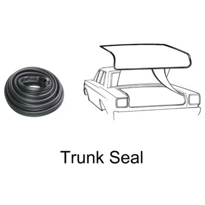 Trunk 垫片 Weatherstrip Seal Ea 适用于 1965 - 1972 年福特猎鹰,彗星美国制造 — 第 1/4 张图片
