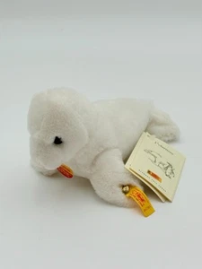 Steiff Seal Plush White Harbor Arctic German Toy Original Tags 047305 - 7" - Picture 1 of 10