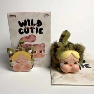 *Camo Cutie* Authentic CRYBABY Wild but Cutie Vinyl Plush Pop Mart Open New - Picture 1 of 8