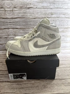 Air Jordan Mid 1 SE Neutral Grey Smoke Grey Sail Größe 11 Herren - Bild 1 von 5