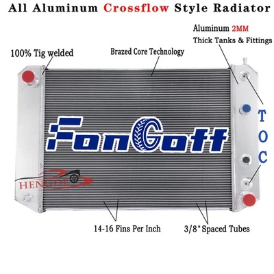 3 Row Radiator for 1991-02 Chevy C60 C70 C7500 Kodiak GMC C7500 C6000 Topkick AT - Image 1 of 4