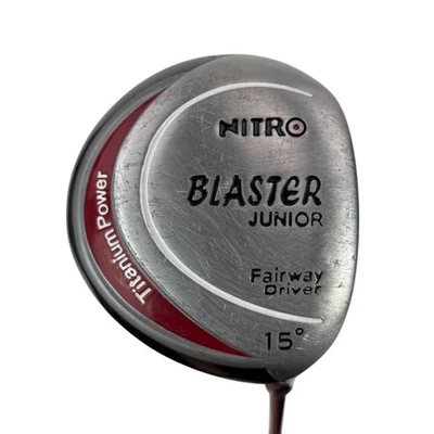 Nitro Blaster Fairway Driver 15° Titanium RH 38.25" Exploder Junior Graphite - Image 1 of 4