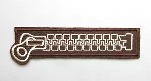 ZIPPER EMBROIDERED IRON ON PATCH FOR CRAFTS CLOTHING HAT HANDBAGS BACKBACKS - Picture 1 of 4