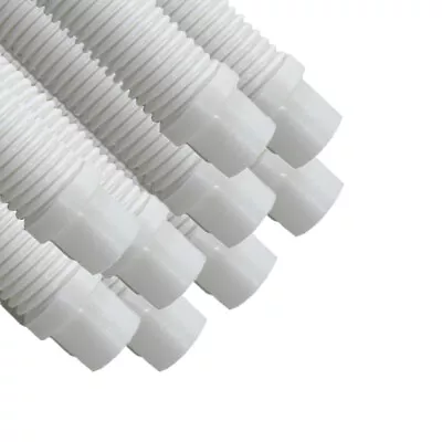 Puri Tech Pool Cleaner Vac Hose Kreepy Krauly Barracuda 1.5in x 4ft White 9 pk
