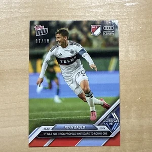 2024 Topps Now MLS PLAYOFFS 149 RYAN GAULD  VANCOUVER WHITECAPS RED 7/10 - Picture 1 of 1