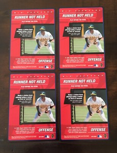 2000 MLB Showdown Strategy #S21 M.Tejada/Runner Not Held. Set Of 4.