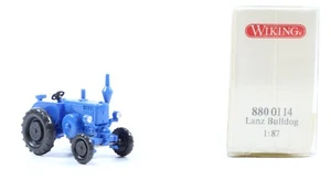 H0 Wiking 8800114 Lanz Bulldog blau OVP - Foto 1 di 3