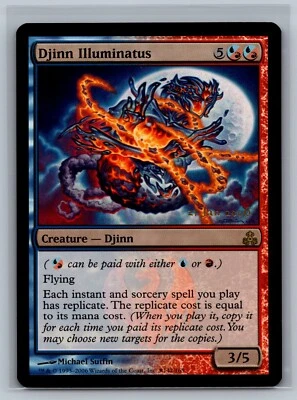 Magic The Gathering Guildpact Djinn Illuminatus #142/165 Promo Foil MTG TCG CCG - Image 1 of 2