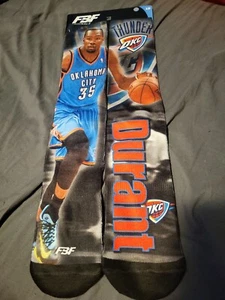 Retro Kevin Durant Oklahoma City Thunder Socks- Brand New! - Picture 1 of 2