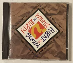 Right From Wrong - 1995 Music CD, DC Talk, Newsboys, Everyday Records Rare - Picture 1 of 2