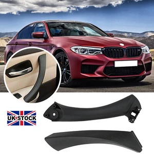 For BMW E90 Passenger Side Left Inner Outer Door Panel Handle Pull Trim Cover UK - Picture 1 of 10