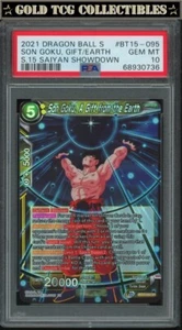 PSA 10 ⭐️ Son Goku a Gift from Earth SR Saiyan Showdown Card DBS DBZ Z Heroes - Picture 1 of 1