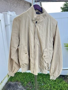 Baracuta Four Climes Men’s Khaki Bomber Jacket Size 44 Made In England - Picture 1 of 22