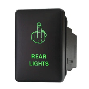 REAR LIGHTS 9B72G Push switch 12V LED green For Toyota Highlander RAV4 4Runner - Imagen 1 de 1