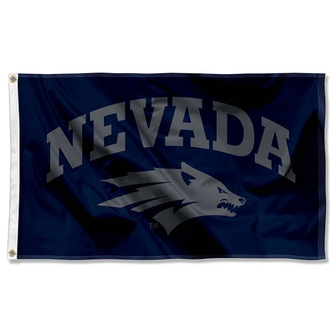 Nevada Wolfpack Retro Flag Large 3x5 Cover