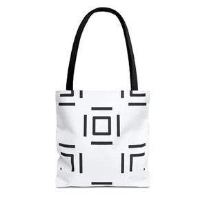 NEW Modern Minimalist Tote Bag, Stylish Shopping Bag, Art Tote, Eco-Friendly - Picture 1 of 21