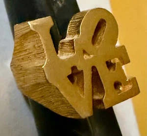 Robert Indiana LOVE Ring Design Pop Art - Picture 1 of 8