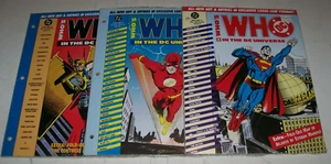 Who's Who in the DC Universe lot #1 2 6 1990 New All Sealed Superman Flash - Picture 1 of 10