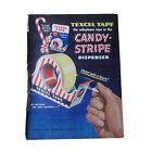 1949 Texcel Brand Tape - In Candy Stripe Dispenser - Vintage Print Ad
