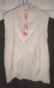 NWT J KHAKI Girls Size S Ivory Sweater Shrug Dressy & Delicate or Can Be Casual - Picture 1 of 2