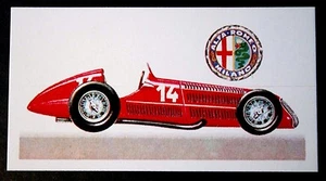 ALFA ROMEO Typ 158A Vintage Vordruckkarte EE27M - Bild 1 von 2