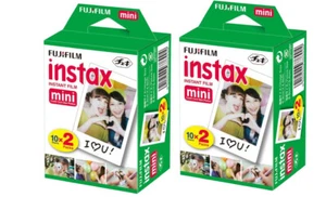 Fujifilm Instax Mini Instant Film 2 x 10 Sheets x 2Pack Total 40 SheetsValue Set - Picture 1 of 1