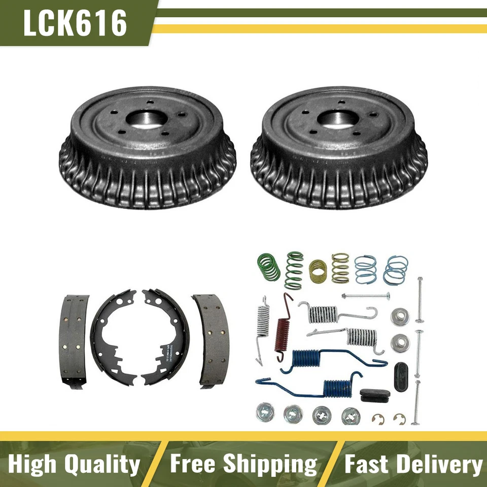 Se adapta a Chevrolet Nova 1975-1977 tambores de freno trasero y zapatas de freno kit de resorte de hardware Foto 1 de 4