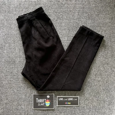 VTG SHARON YOUNG Black Elastic Pleated Front Career/Dress Pants Size 10 USA 🇺🇸 - Image 1 of 4
