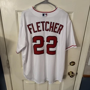 Nike Jersey Mens XL Los Angeles Angels David Fletcher WHITE MLB Anaheim NWT - Picture 1 of 9