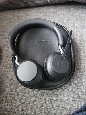 Jabra Evolve2 65 Stereo Wireless Headset (MS Teams, USB-C) - Black - Image 1 of 4