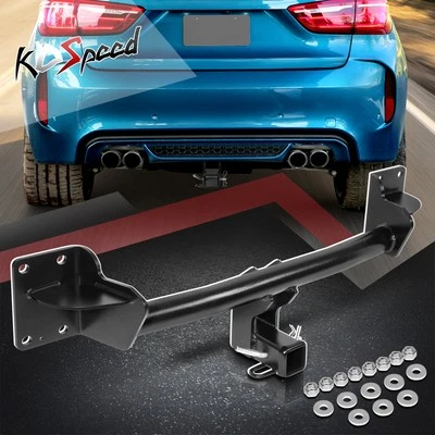 Receptor de enganche de remolque tubo de parachoques trasero clase 3 de 2" para BMW X5/14-19 X6 07-18 Foto 1 de 4