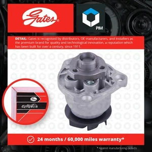 Water Pump fits VW TRANSPORTER Mk4 2.8 96 to 03 Coolant Gates 022121011 Quality - Picture 1 of 4