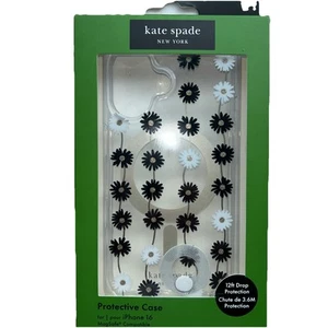 Kate Spade ~ iPhone 16 ~ Funda Protectora Floral Transparente Compatible con MagSafe - Imagen 1 de 2