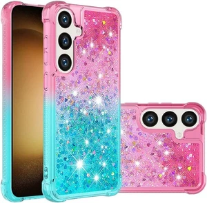 Clear Case For Samsung S25 Ultra A17 A26 A56 A36 A16 Glitter Diamond Phone Cover - Picture 1 of 33