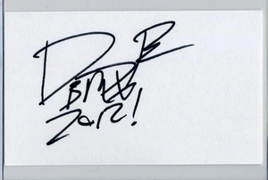 Donny Robinson signed autographed 3x5 index card 2012 Olympic team AUTO - Picture 1 of 1