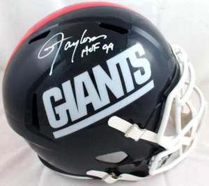 Lawrence Taylor Signed NY Giants 81-99 TB F/S Speed Helmet w/HOF-JSA W *White - Picture 1 of 7