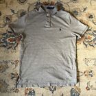 Polo Ralph Lauren Polo Shirt Mens Size Llarge Short Sleeve Cotton Gray