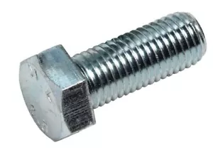 M12X30 SECHSKANTKOPF SET, DIN 933, GRAD 8,8, VERZINKT, VOLLGEWINDE (10ER TASCHE) - Bild 1 von 1