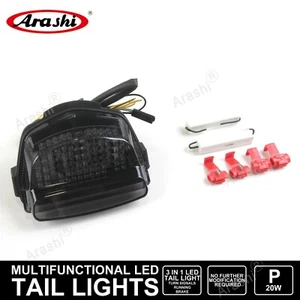 Intermitente de señal de giro LED integrado con luz trasera para Honda 2008 - 2014 CBR1000RR SM - Imagen 1 de 11