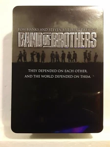 Band of Brothers WWII Miniseries HBO DVD Metal Box Set - Tom Hanks, Spielberg - Picture 1 of 9