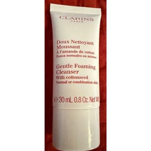 CLARINS Gentle Foaming Cleanser with Cottonseed 0.8oz - SEALED - Picture 1 of 3