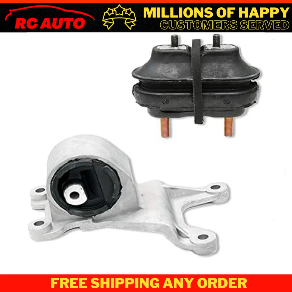 Se adapta a Chevrolet Malibu 1997-2001 2,4 L 3,1 L motor y montaje de transmisión central 2 piezas Foto 1 de 1