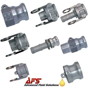 Cam & Groove Coupling Camlock Type Water Fitting Polypropylene/Aluminium Coupler - Picture 1 of 16