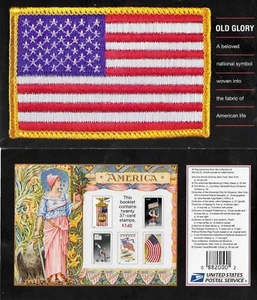 US #BK294 MNH Booklet 2003 Old Glory Uncle Sam Sword Eagle Campaign Badge - Picture 1 of 2