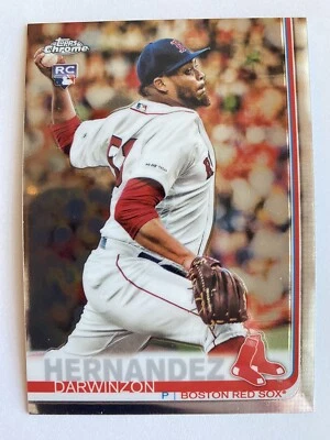 2019 Topps Chrome #30 Darwinzon Hernandez RC - Image 1 of 2