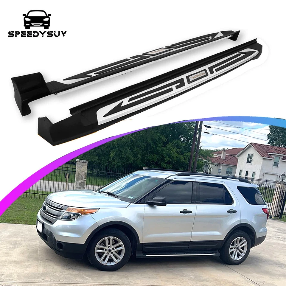 Escalón lateral para Ford Explorer 2011-2019 estribo barra Nerf plataforma placa Iboard Foto 1 de 4
