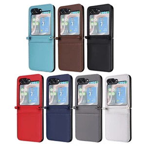 Weiches Leder Kartenetui Brieftasche Stoßfest Hülle für Samsung Galaxy Z Flip 6/5 - Bild 1 von 15